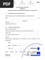 Adatközlő E104 /S041 Nyomtatványhoz | PDF