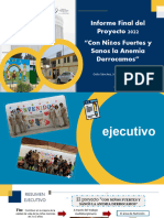 Modelo de Presentación Del Informe Final Del Proyecto