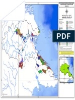 Peta Sebaran Perkebunan Kabupaten Berau Tahun 2014