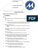 Homework Week 1 Microeconomics