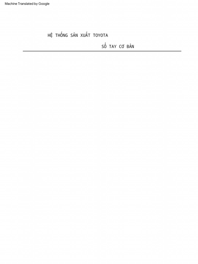 Basic TPS Handbook | PDF