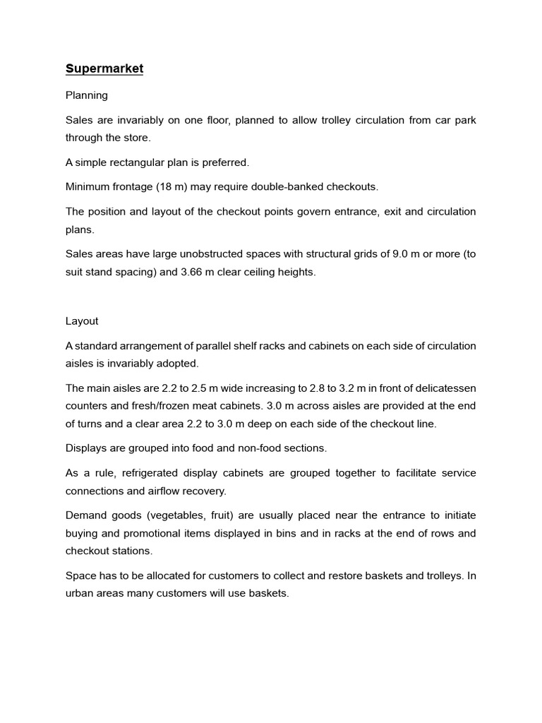 Supermarket Pdf