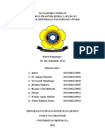 Laporan PKL PT PUSRI Palembang - M.Operasi - Kelompok 1 - Kelas Reguler 51 B