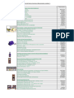 Lista de Precios Londners de Lista