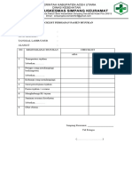 Ceklist Persiapan Pasien Rujukan