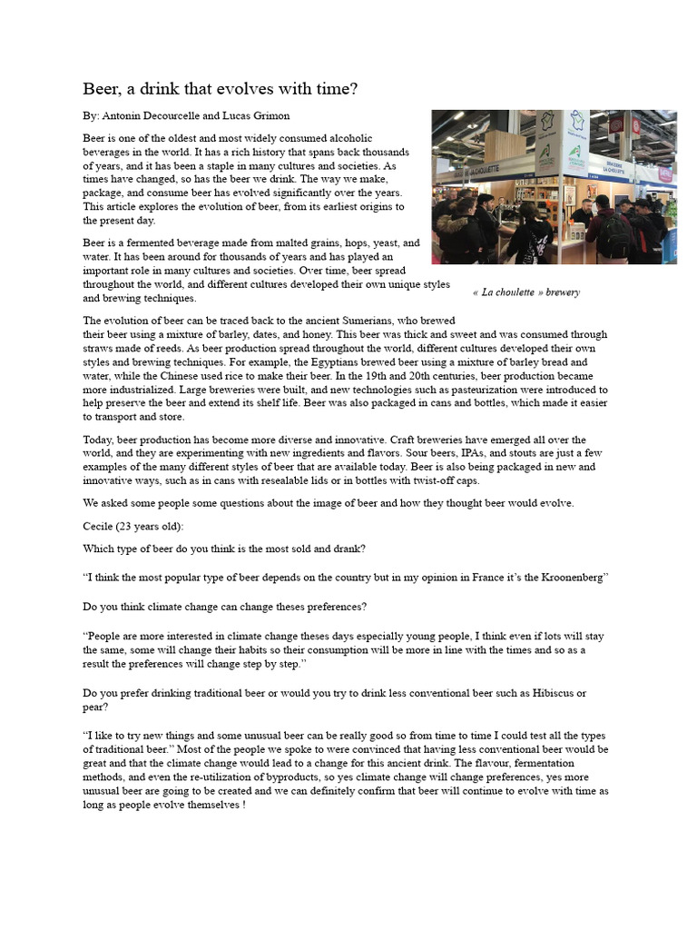 Beer PDF Beer Brewing