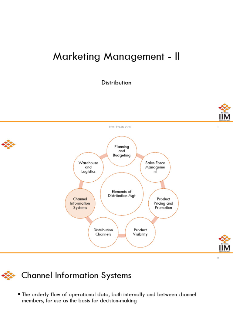 4 MM2 Channel Information System PDF Marketing Information