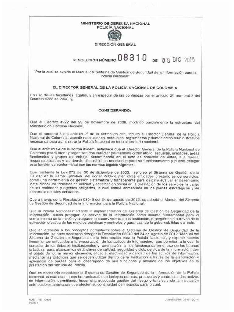 Manual Sgsi Ponal Pdf