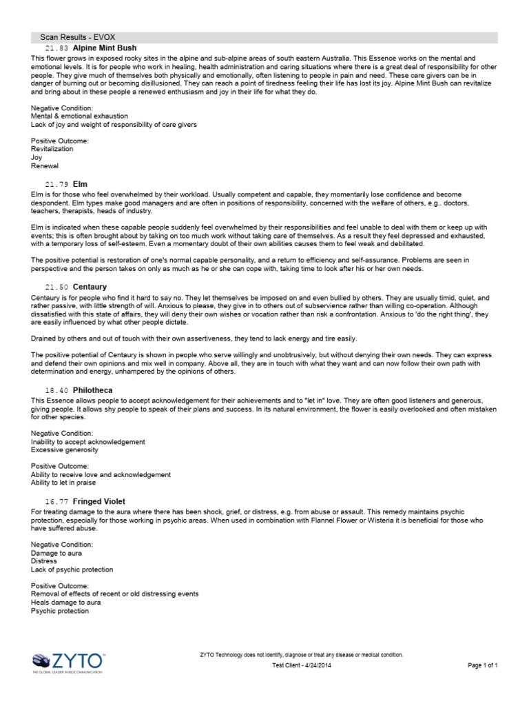 Flower Remedies PDF Clinical Medicine Emotions