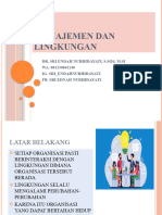 Manajemen Dan Lingkungan