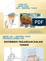 Handout Mekanika Tanah Sipil UNU Blitar XII - Distribusi Tegangan Tanah New