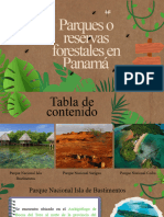 Presentación Parques Nacionales de Panamá