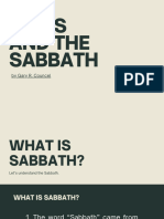 Jesus and The Sabbath