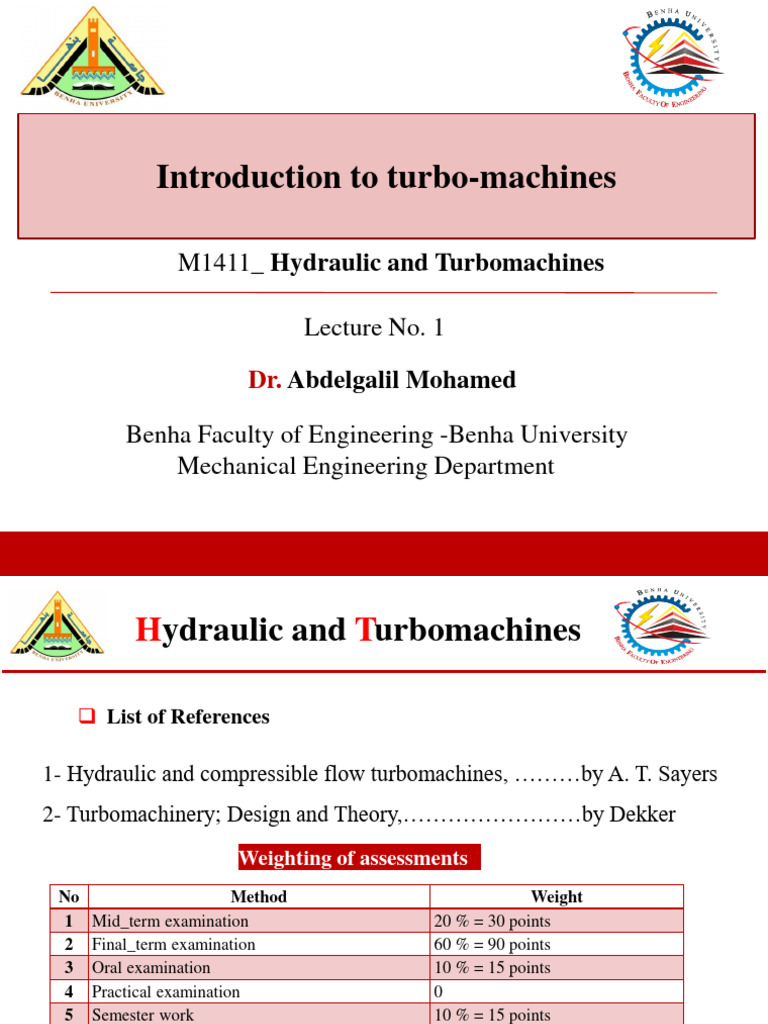 Introduction to Turbo-Machines Overview | PDF | Turbomachinery | Turbine