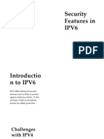 Security Features in IPV6