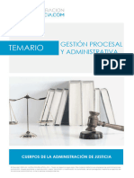 Índice Temario Gestión Procesal