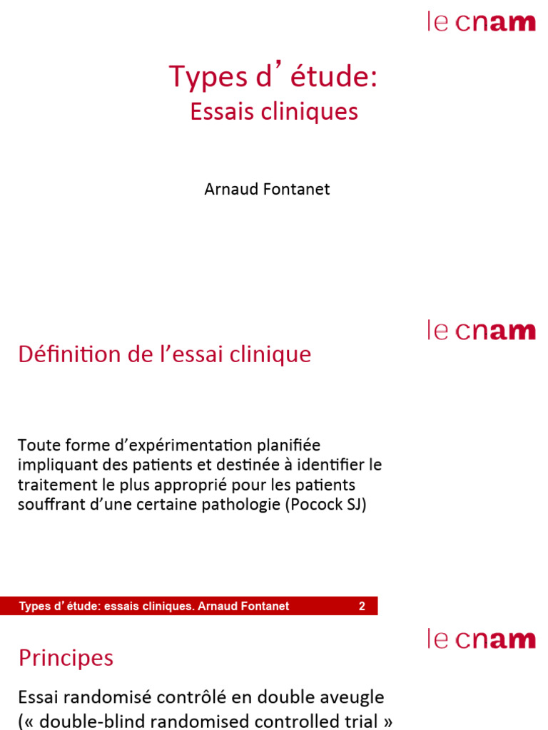 Mooc51 Essai Clinique PDF — free download