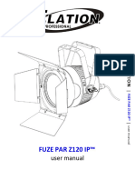 Elation Fuze Par z120 Ip - User Manual