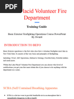 Flashover and Backdraft Awareness Guide | PDF