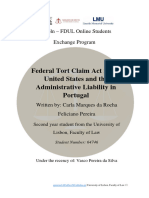 Carla Pereira Federal Tort Claim Act in The United States and The Administrative Liability in Portugal