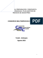 Plan de Preparacion y Respuesta Ante Emergencias CONSORCIO M CASABE AGO 2020