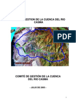 Plan de Gestion de La Cuenca de Casma