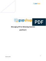 Gupshup WhatsApp API Document