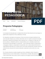 Proposta Pedagógica - Colégio Santo Afonso