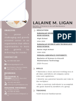 White Simple Student CV Resume