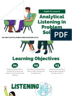 Q1 Module 6 Employ Analytical Listening For Problem Solving