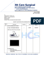 Health Care Surgical: A House of Ultimate Hospital Solutions GST-IN: 19COOPM5606N1Z6