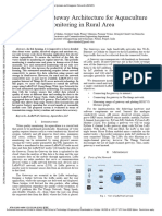 LoRaWAN Gateway Architecture For Aquaculture Monitoring in Rural Area