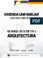 Memoria Arquitectura