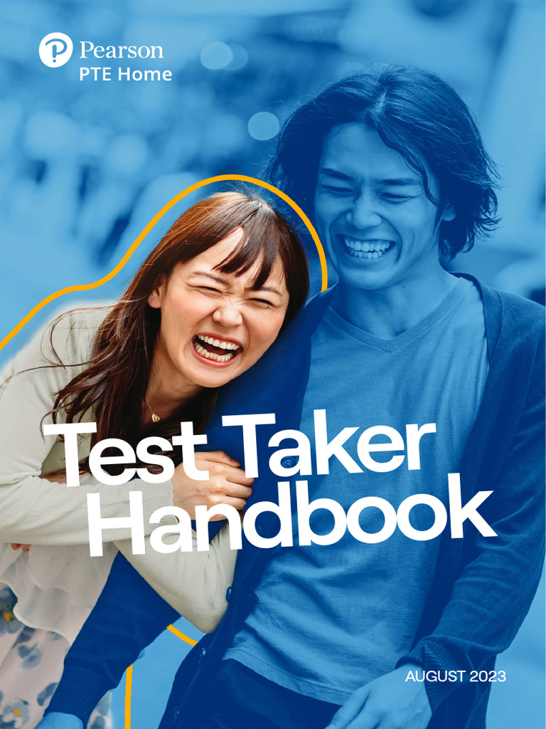 Pte Home Test Taker Handbook August 2023 V5 Pdf