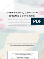 Jardín Maternal, ¿Un Espacio Educativo o