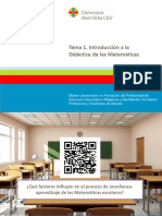 1 Introducción A La Didáctica de Las Matemáticas