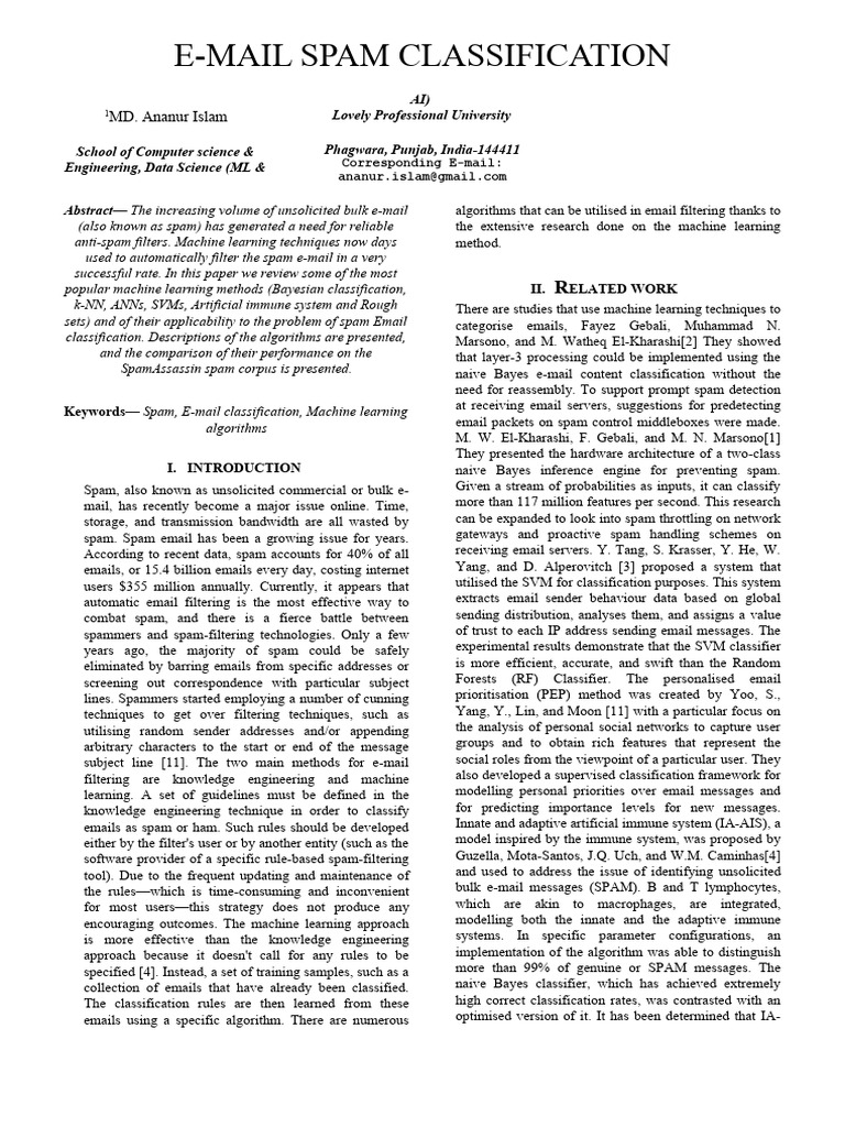 IEEE Paper Format Template | PDF