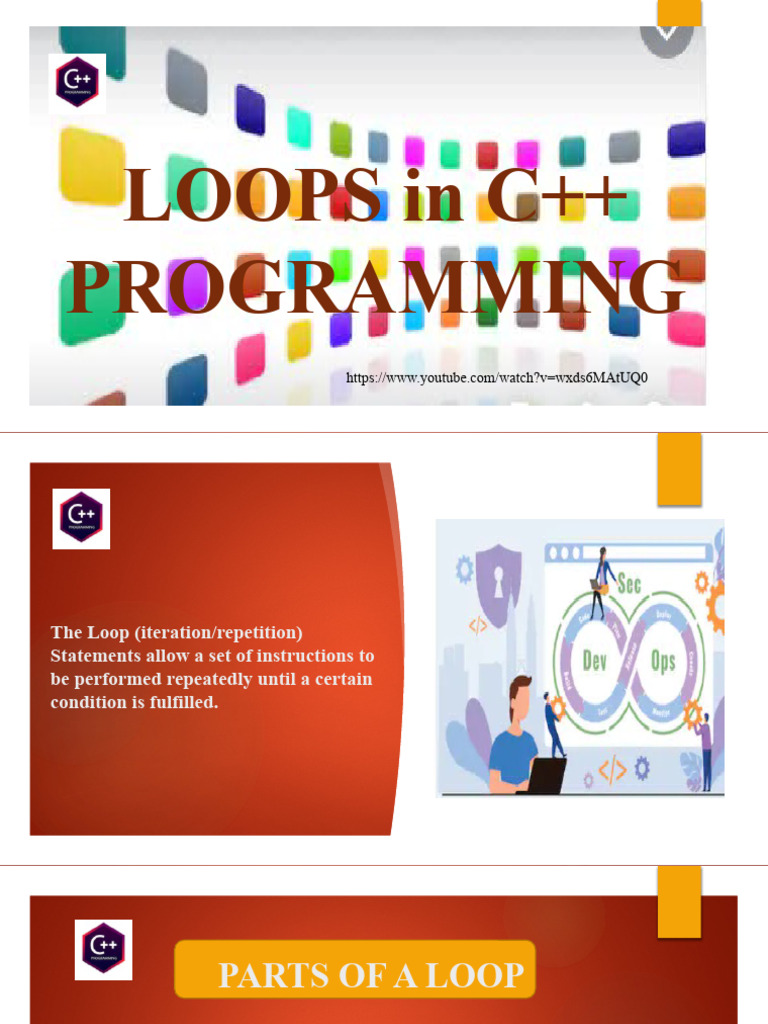 Loops in C Programming 1 | PDF image.