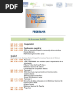 Programa 6 Coloquio RDA