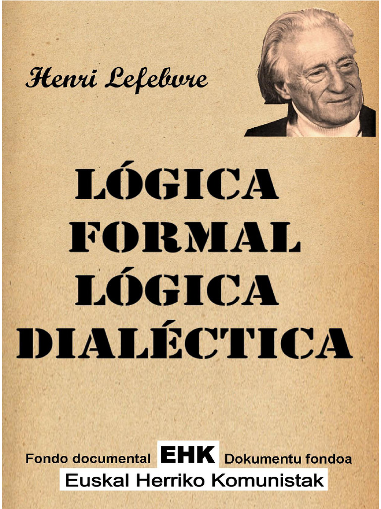 Logica Formal Logica Dialectica K Descargar Gratis Pdf Dialéctico