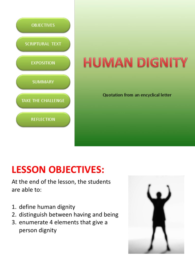 Understanding Human Dignity | PDF | Self-Improvement | Religion ...