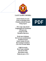 Lagu Kadet Bomba