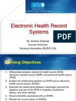 Class 4 - Electronic Health Record Systems - Ishamali