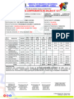 Pedido de Comprobante de Salida Octubre Noviembre Diciembre