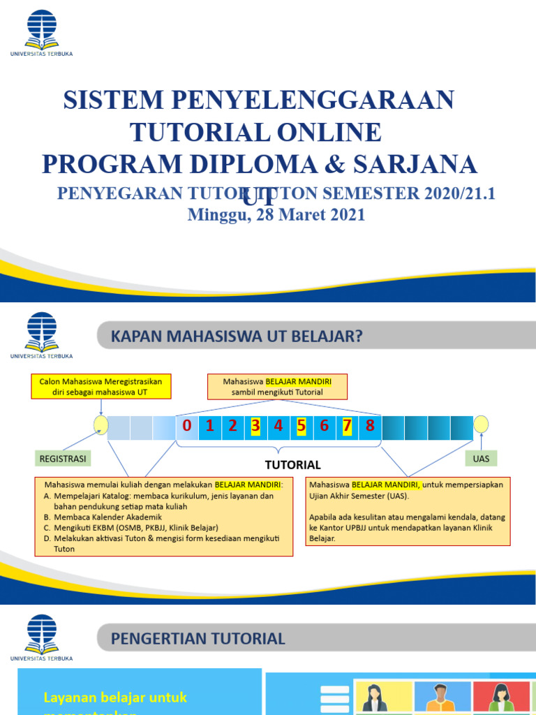 Tugas dan Ketentuan Tutor Tuton UT | PDF