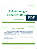 Epidemiologia - Conceitos Básicos