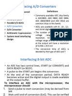 Interfacing and A-D Converter