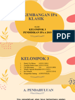 Kajian Perkembangan Ipa - Kelompok 3 - Pipa 19 A