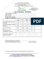 Fiche D Evaluation - 2022-2023