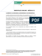 Líderes Ambientales Online - Módulo 2: El Ambiente Y Su Complejidad La Biodiversidad Y Sus Problemáticas